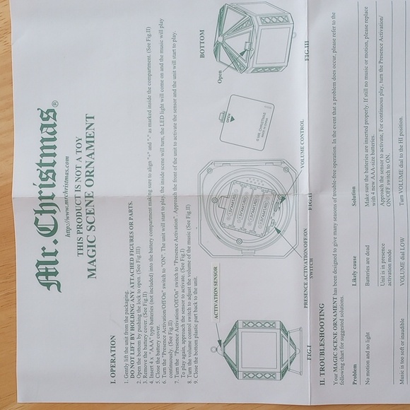 Mr. Christmas Magic Scene Ornaments - Picture 7 of 11